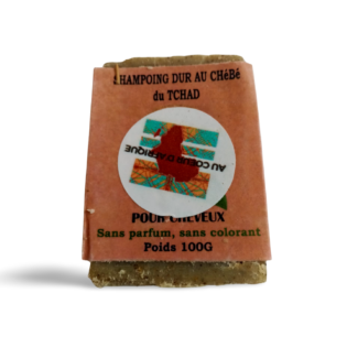 Shampoing solide au chébé