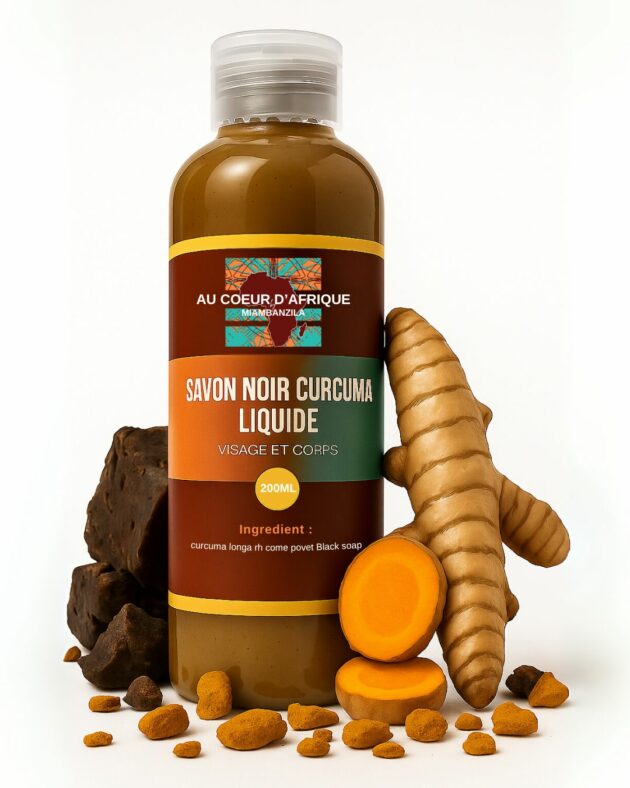 Savon noir Curcuma Liquide